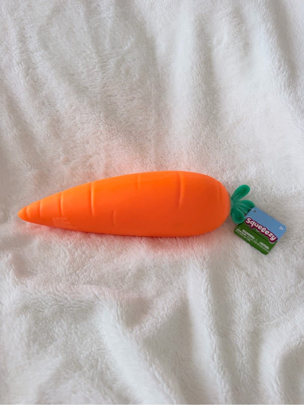 Viral Target Squeezy Carrot Squishy Fidget Toy - NWT - Fast Ship